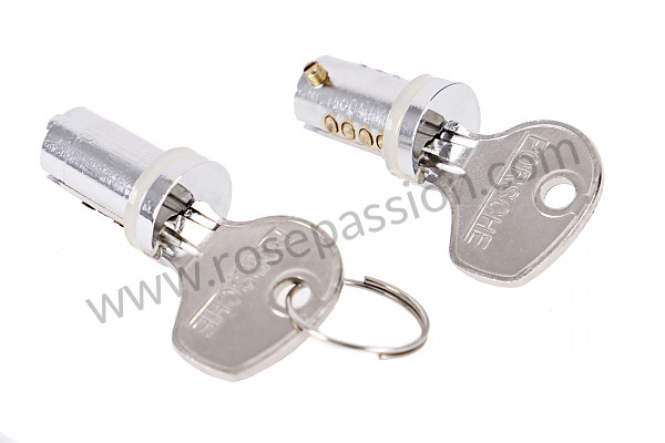 P1265 - Set of locks for Porsche 356B T5 • 1961 • 1600 (616 / 1 t5) • Coupe b t5 • Manual gearbox, 4 speed