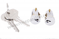 P1265 - Set of locks for Porsche 356B T6 • 1962 • 1600 (616 / 1 t6) • Karmann hardtop coupe b t6 • Manual gearbox, 4 speed