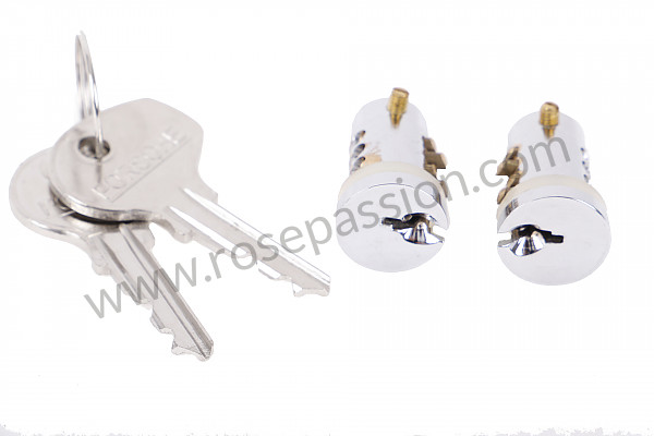 P1265 - Set of locks for Porsche 356B T6 • 1961 • 1600 (616 / 1 t6) • Karmann hardtop coupe b t6 • Manual gearbox, 4 speed