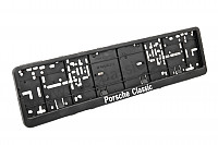 P212939 - Support plaque immatriculation classic pour Porsche Boxster / 987-2 • 2009 • Boxster 2.9 • Cabrio • Boite PDK