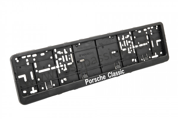 P212939 - Support plaque immatriculation classic pour Porsche 991 Turbo / 991T • 2019 • 991 turbo s exclusive • Coupe • Boite PDK