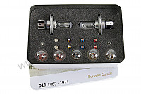 P261551 - Kit ampoules et fusibles de secours pour Porsche 911 Classic • 1968 • 2.0l • Coupe • Boite auto