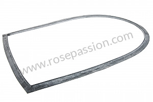 Side window seal for Porsche 356a • 1955 • 1600 s (616 / 2) • Cabrio a t1 • Manual gearbox, 4 speed