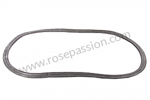 Rear window seal for Porsche 356a • 1957 • 1300 s (589 / 2) • Coupe a t1 • Manual gearbox, 4 speed