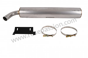 Stainless steel sports exhaust system 914 for Porsche 914 • 1976 • 914 / 4 2.0 • Manual gearbox, 5 speed