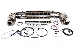 Rear exhaust for Porsche 997 Turbo / 997T2 / 911 Turbo / GT2 RS • 2010 • 997 turbo • Cabrio • Manual gearbox, 6 speed