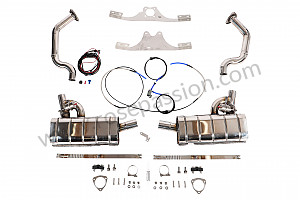 Rear exhaust for Porsche Boxster / 987 • 2005 • Boxster 2.7 • Cabrio • Automatic gearbox