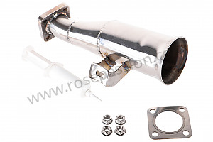 Waste gate outlet tube for Porsche 911 Turbo / 911T / GT2 / 965 • 1993 • 3.6 turbo • Coupe • Manual gearbox, 5 speed