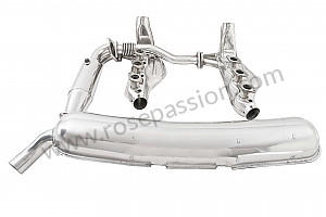 Complete exhaust kit (version with heat exchangers) for Porsche 911 G • 1978 • 3.0sc • Coupe • Automatic gearbox