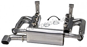 Complete exhaust kit (version with heat exchangers) for Porsche 911 G • 1977 • 3.0 carrera • Coupe • Automatic gearbox
