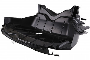 Rear parcel shelf / seat well for Porsche 997-1 / 911 Carrera • 2007 • 997 c4s • Targa • Manual gearbox, 6 speed