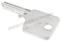 &Eacute;bauche de cl&eacute; vierge pour &eacute;crou antivol ancienne g&eacute;n&eacute;ration  (P1103448) pour Porsche