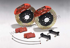 Brembo big brake kit for Porsche Boxster / 986 • 2000 • Boxster s 3.2 • Cabrio • Manual gearbox, 6 speed
