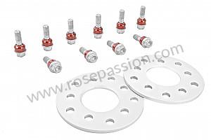 Single bolt-on track widener - wheel stud for Porsche Boxster / 986 • 2003 • Boxster s 3.2 • Cabrio • Manual gearbox, 6 speed