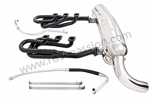 Complete exhaust kit (version with steel spaghettis) for Porsche 911 G • 1978 • 3.0sc • Coupe • Automatic gearbox