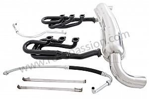 Complete exhaust kit (version with steel spaghettis) for Porsche 911 G • 1989 • 3.2 g50 • Cabrio • Manual gearbox, 5 speed