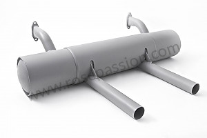 Rear exhaust for Porsche 356a • 1959 • 1600 s (616 / 2 t2) • Cabrio a t2 • Manual gearbox, 4 speed