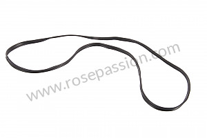 Front / rear bonnet seal for Porsche 356a • 1957 • 1300 s (589 / 2) • Coupe a t1 • Manual gearbox, 4 speed