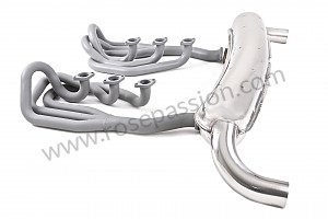 Complete exhaust kit (version with steel spaghettis) for Porsche 911 G • 1974 • 2.7s • Targa • Manual gearbox, 4 speed