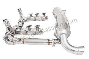 Stainless steel exhaust kit with removal of intermediate silencer for Porsche 911 G • 1977 • 3.0 carrera • Coupe • Automatic gearbox