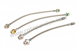 Schlauchset, stahlummantelt für Porsche 993 / 911 Carrera • 1994 • 993 carrera 2 • Coupe • Automatikgetriebe