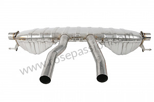 Rear exhaust for Porsche Cayenne / 955 / 9PA • 2003 • Cayenne turbo • Automatic gearbox