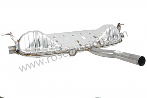 Rear exhaust for Porsche Cayenne / 955 / 9PA • 2006 • Cayenne v6 • Automatic gearbox