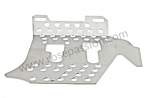 Perforated aluminium floor for pedal assembly and passenger side for Porsche 911 G • 1978 • 3.0sc • Coupe • Automatic gearbox