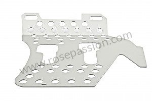 Perforated aluminium floor for pedal assembly and passenger side for Porsche 911 G • 1975 • 2.7s • Targa • Automatic gearbox