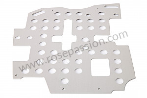 Perforated aluminium floor for pedal assembly and passenger side for Porsche 993 / 911 Carrera • 1994 • 993 carrera 2 • Coupe • Automatic gearbox