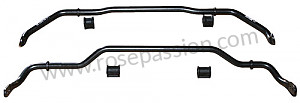 Kit barra estabilizadora delantera + trasera ajustable para Porsche 996 / 911 Carrera • 2005 • 996 carrera 4 • Cabrio • Caja auto