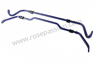 Front + rear adjustable stabilizer bar kit for Porsche Boxster / 986 • 2002 • Boxster 2.7 • Cabrio • Manual gearbox, 5 speed