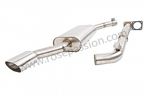 Sports stainless steel final silencer for 924 944 968 for Porsche 968 • 1993 • 968 cs • Coupe • Manual gearbox, 6 speed