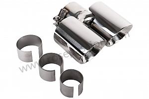 Silencer tailpipe for Porsche Boxster / 987-2 • 2009 • Boxster s 3.4 • Cabrio • Pdk gearbox