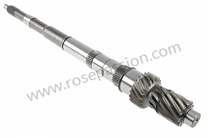 Gearbox pinions and shaft for Porsche Boxster / 986 • 2000 • Boxster s 3.2 • Cabrio • Manual gearbox, 6 speed