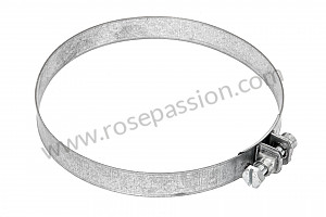 Exhaust strap for Porsche 356B T6 • 1961 • 1600 (616 / 1 t6) • Coupe reutter b t6 • Manual gearbox, 4 speed