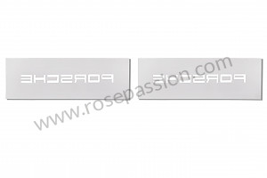 Estêncil para marca no estribo para Porsche Panamera / 970 • 2014 • Panamera turbo • Caixa pdk