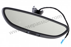 Interior and exterior rear view mirror for Porsche 991 • 2014 • 991 c4 • Cabrio • Manual gearbox, 7 speed