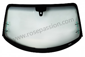 Vidros e junta de vidro e moldura dos vidros para Porsche Cayman / 981C • 2013 • Cayman s • Caixa manual 6 velocidades