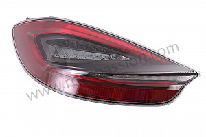 Farolim traseiro e iluminação da matrícula para Porsche Cayman / 981C • 2014 • Cayman s • Caixa manual 6 velocidades