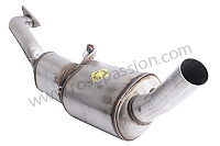 Tuyau d'&eacute;chappement OPTION: ANTIPOLLUTION EU 5 (Code option: I165) (P219337) pour Porsche