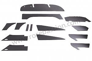 Schalldämmung motorraum für Porsche 356C • 1965 • 1600 c (616 / 15) • Coupe karmann c • 4-gang-handschaltgetriebe