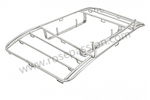 Luggage rack on rear engine cover for Porsche 356a • 1956 • 1600 s (616 / 2) • Coupe a t1 • Manual gearbox, 4 speed