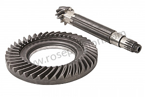 Low ratio crown and pinion for Porsche 911 Turbo / 911T / GT2 / 965 • 1985 • 3.3 turbo • Coupe • Manual gearbox, 4 speed