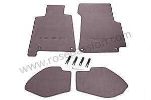 Floor mat for Porsche 928 • 1989 • 928 s4 • Coupe • Automatic gearbox