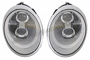 Front headlight for Porsche 997-1 / 911 Carrera • 2008 • 997 c2 • Coupe • Manual gearbox, 6 speed