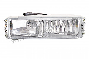 Complete white high-intensity and fog lamp with housing for Porsche 928 • 1991 • 928 s4 • Coupe • Automatic gearbox