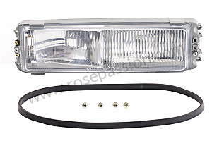 Glass for high-intensity and fog lamp for Porsche 928 • 1990 • 928 gt • Coupe • Manual gearbox, 5 speed