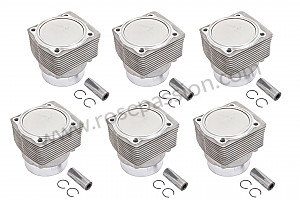 Cylinder pistons / rings for Porsche 911 Turbo / 911T / GT2 / 965 • 1975 • 3.0 turbo • Coupe • Manual gearbox, 4 speed