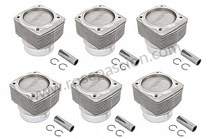 Cylinder pistons / rings for Porsche 911 G • 1977 • 3.0 carrera • Targa • Automatic gearbox